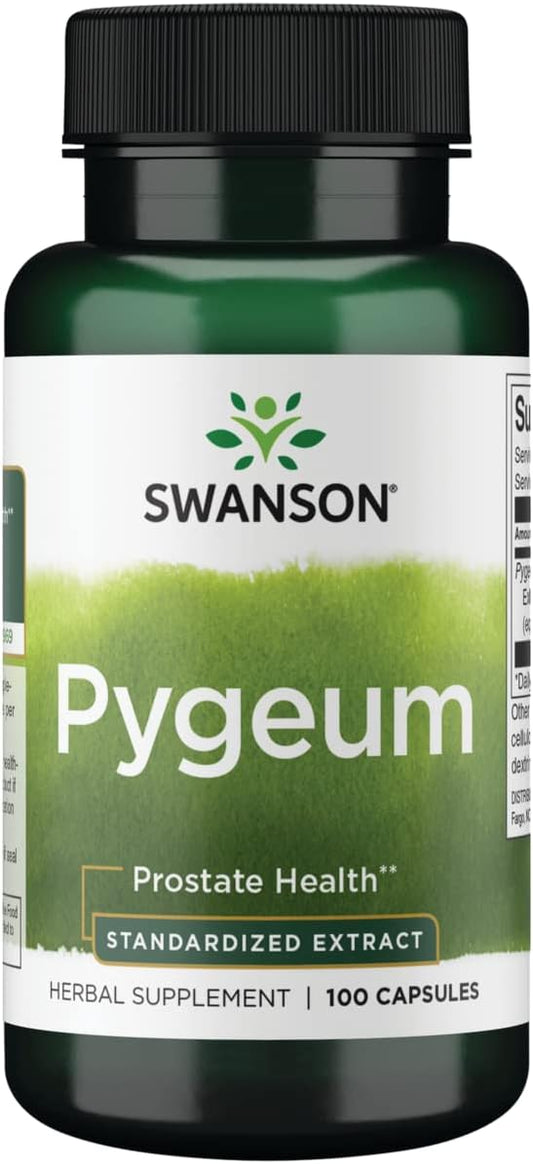 Swanson Pygeum 500 Milligrams 100 Capsules