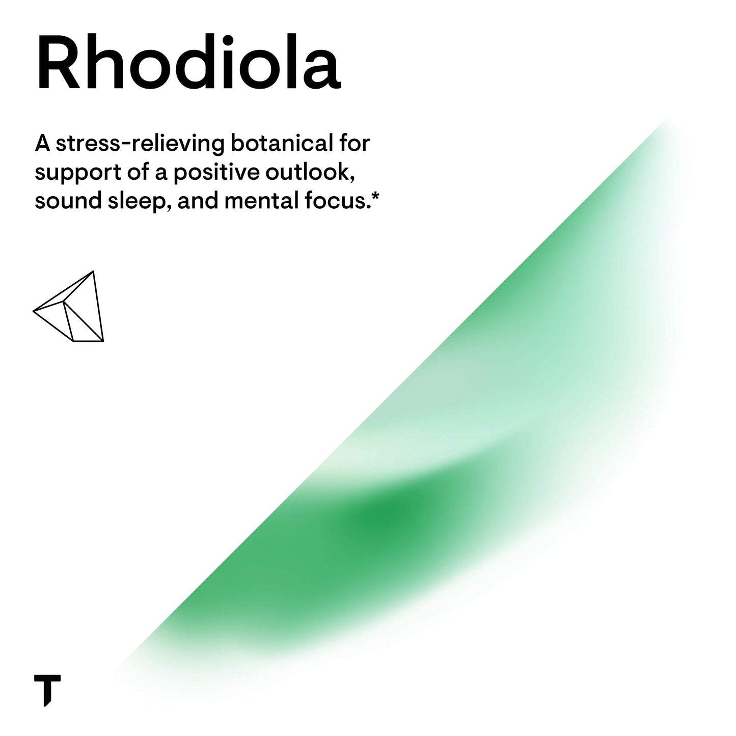 Thorne Research - Rhodiola - Vitamin Supplement for Stress Relief - Enhances Sleep & Mental Focus - 60 Capsules