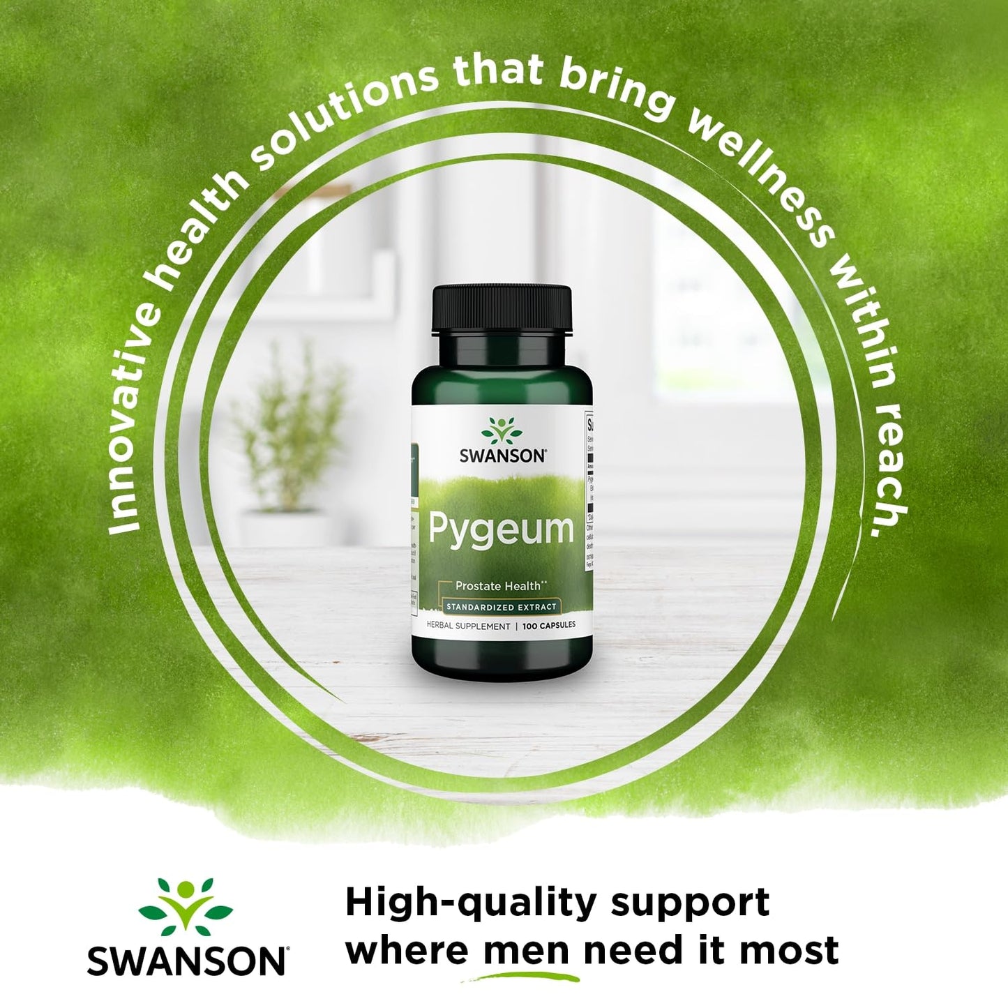 Swanson Pygeum 500 Milligrams 100 Capsules