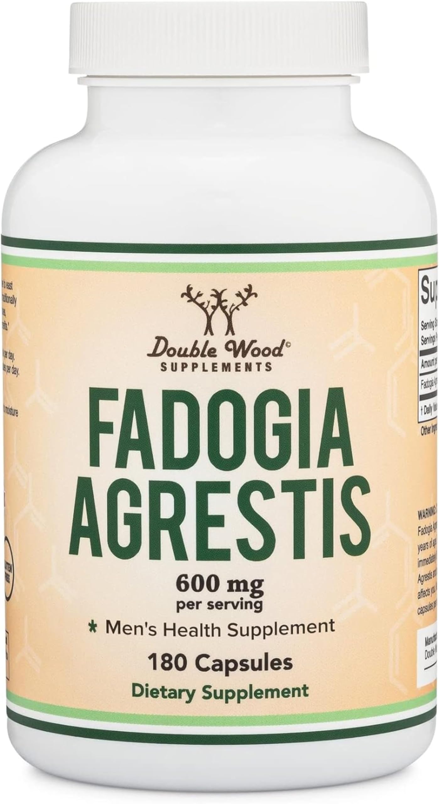 Double Wood Fadogia Agrestis - 180 x 300 mg capsules